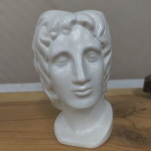 Vintage Vanda Head Alexander The Great Ceramic Bust Cologne